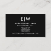 Minimalistischer QR-Code Visitenkarte (Rückseite)