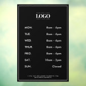 Minimalistischer Rahmen für die Eröffnung von Gesc Fensteraufkleber (Blatt 3)