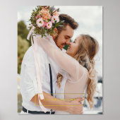 Minimalistischer Rahmen Personalisiert Foliendrucke (Vorderseite)