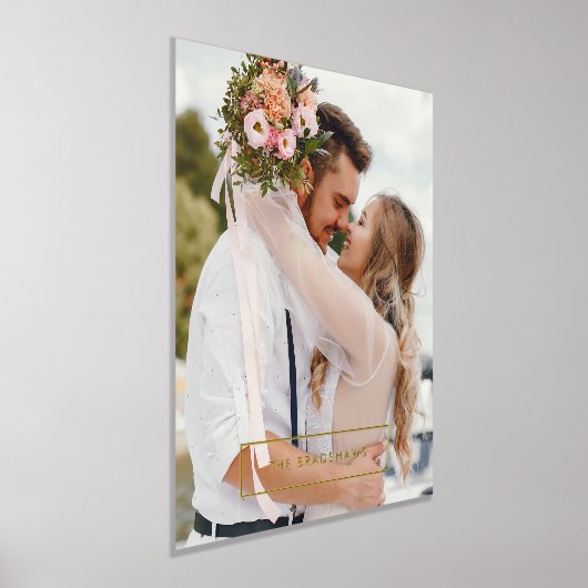 Minimalistischer Rahmen Personalisiert Foliendrucke (Ablage )