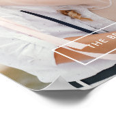 Minimalistischer Rahmen Personalisiert Poster (Ecke)