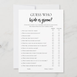 Minimalistischer Ratgeber, wer die Spielkarte über Einladung