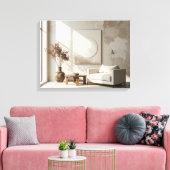 Minimalistischer Raum Leinwanddruck (Insitu (Wohnzimmer))