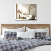 Minimalistischer Raum Leinwanddruck (Insitu (Schlafzimmer))