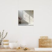 Minimalistischer Raum Poster (Küche)