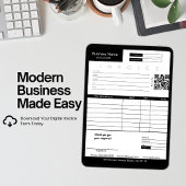 Minimalistischer Rechnungsabsatz für kleine Untern Karte