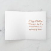 Minimalistischer Retro-Geburtstag Karte (Innenseite)
