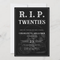 Minimalistischer Rip 20s Schwarz-weiß Schädel 30. 