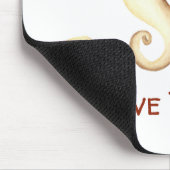 Minimalistischer romantischer Seatime Sommer Mousepad (Ecke)
