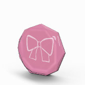 Minimalistischer rosa Bogen Fotoblock (Rechts)