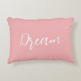 Minimalistischer rosa Traum Dekokissen