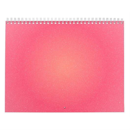 Minimalistischer rosafarbener Wandkalender (Titelbild)