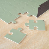 Minimalistischer Roter Kardinal Weibliche Wintervo Puzzle (Seite)