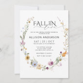 Minimalistischer Rückgang der Liebe Brautdusche Ei Einladung (Vorderseite)