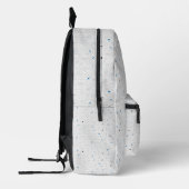 Minimalistischer Rucksack mit blauem Akzent für de (Links)