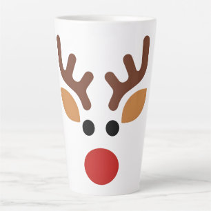 Minimalistischer Rudolph-Rentier Milchtasse