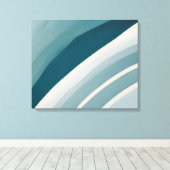 Minimalistischer Rundbogen - Abstrakte Wand Kunst (Insitu (Holzboden))