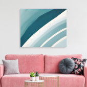 Minimalistischer Rundbogen - Abstrakte Wand Kunst (Insitu (Wohnzimmer))