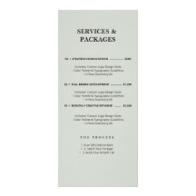 Minimalistischer Salbeigrüner Servicemenu-QR-Code-