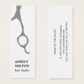 Minimalistischer Sauberer Grauscheren Haarstil (Vorne & Hinten)