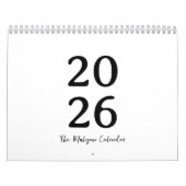 Minimalistischer sauberer moderner Design-Kalender Kalender (Titelbild)