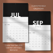 Minimalistischer sauberer moderner Design-Kalender Kalender