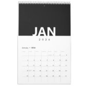 Minimalistischer sauberer moderner Design-Kalender Kalender (Jan 2026)