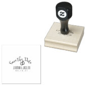 Minimalistischer Save the Date Hochzeitsring Gummistempel (Stempel)