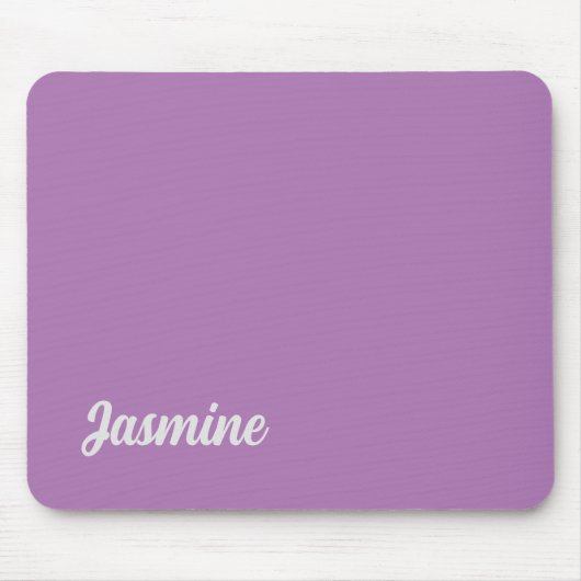 Minimalistischer Schlichter handgeschriebener Name Mousepad (Vorne)