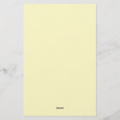 Minimalistischer schlichter klassischer profession briefpapier (Rückseite)