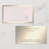 Minimalistischer, schlichter Luxus Treuekarte (Vorne/Hinten)