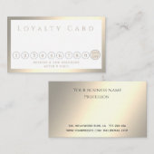 Minimalistischer, schlichter Luxus Treuekarte (Vorne/Hinten)
