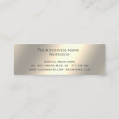 Minimalistischer, schlichter Luxus Treuekarte (Rückseite)