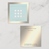 Minimalistischer, schlichter Luxus Treuekarte (Vorne/Hinten)