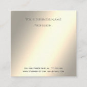 Minimalistischer, schlichter Luxus Treuekarte (Rückseite)