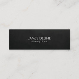 Minimalistischer schlichter mini visitenkarte