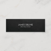 Minimalistischer schlichter mini visitenkarte (Vorderseite)