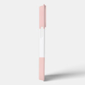 Minimalistischer schlichter rosafarbener Streifen Case-Mate iPhone Hülle (Rückseite / Rechts)