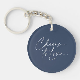 Minimalistischer Schlüsselanhänger für Hochzeiten