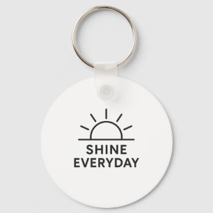 Minimalistischer Schlüsselanhänger "Shine Everyday