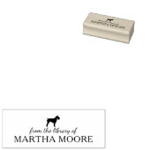 Minimalistischer Schnauzer-Hund aus der Bibliothek Gummistempel (Stempel)