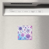 Minimalistischer Schneeflockenmagnet Magnet (In Situ (Geschirrspüler))