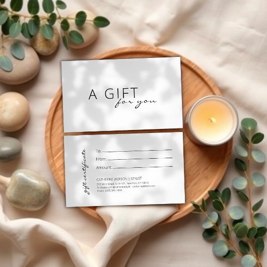 Minimalistischer Schönheitssalon Wellness-Center G