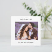 Minimalistischer Schreibmaschinenbetreiber - Happi Feiertagskarte (Stehend Vorderseite)