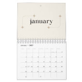 Minimalistischer Schreibtischplaner 2025 Kalender (Jan 2027)