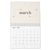 Minimalistischer Schreibtischplaner 2025 Kalender (Mär 2027)