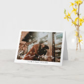 Minimalistischer Schriftart Ihre Voice-Karte Karte (Gelbe Blume)