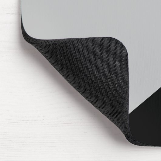 Minimalistischer Schwarz- und Graufarbblock gestör Mousepad (Ecke)