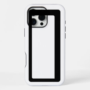Minimalistischer Schwarz-Weiß-Abstrakt-Umriss iPhone 16 Pro Max Hülle