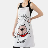 Minimalistischer Schwarz-Weiß-Daddy Schürze (InSitu)